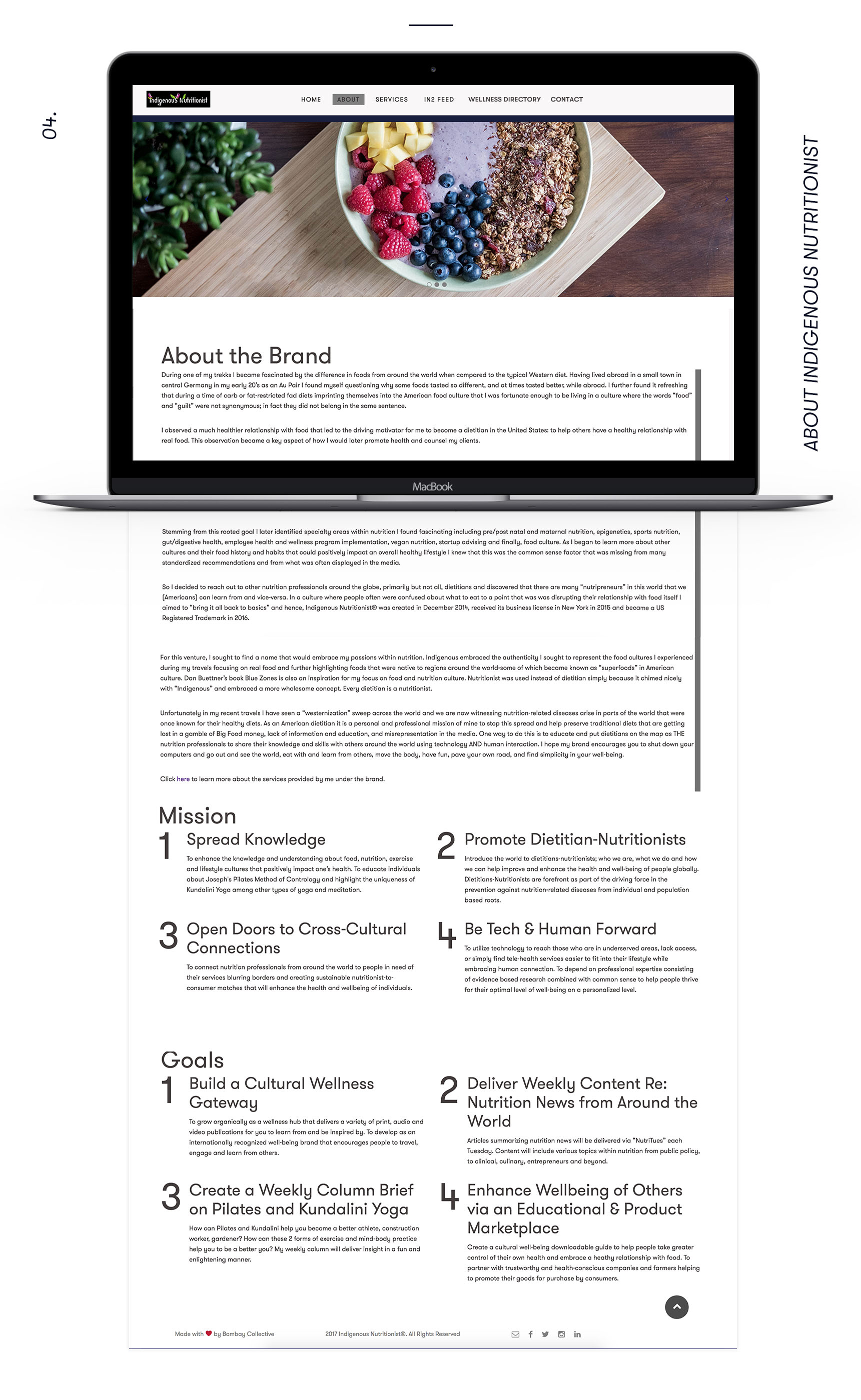 Indigenous Nutritionist - About the Brand
