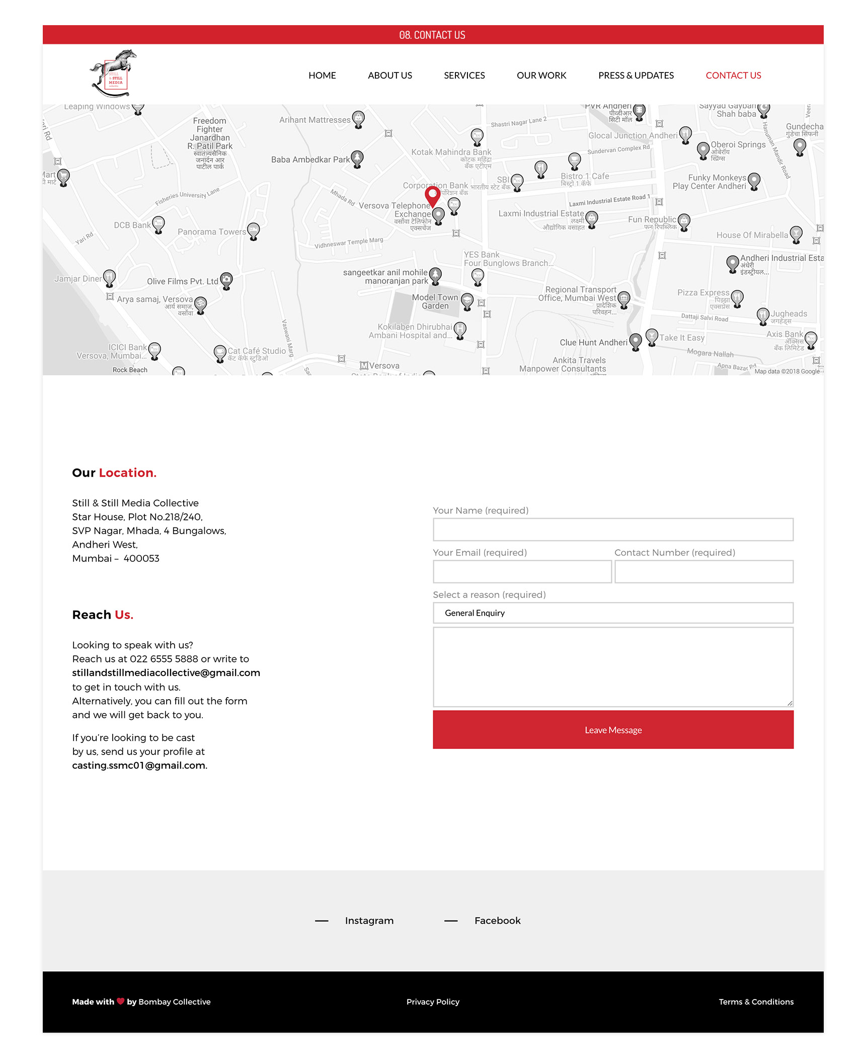 Still and Still Media Collective - Contact Us
