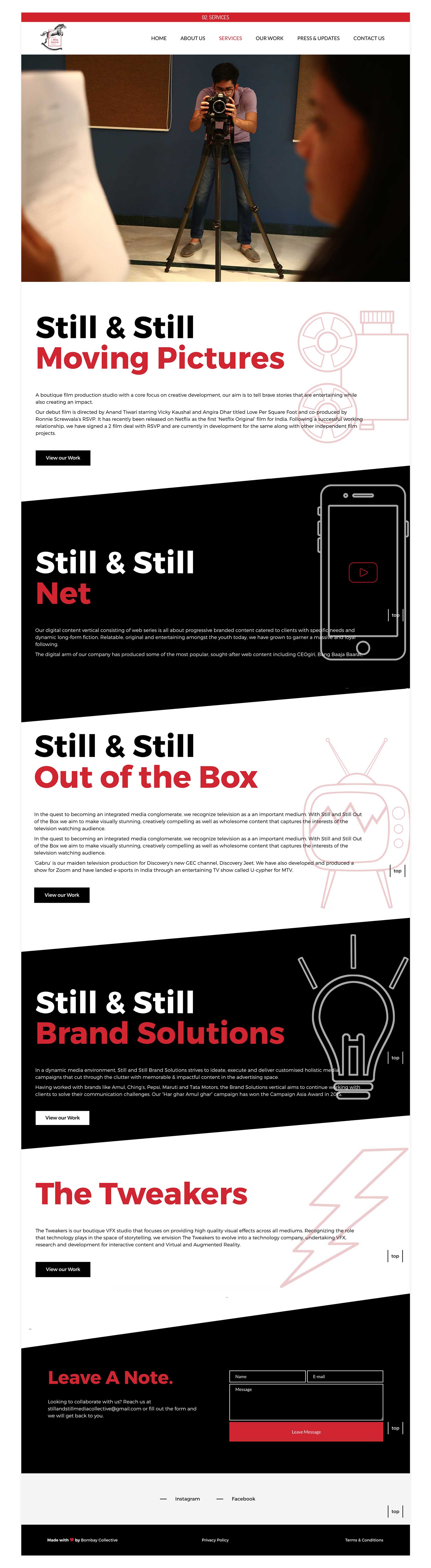 Still and Still Media Collective - Services